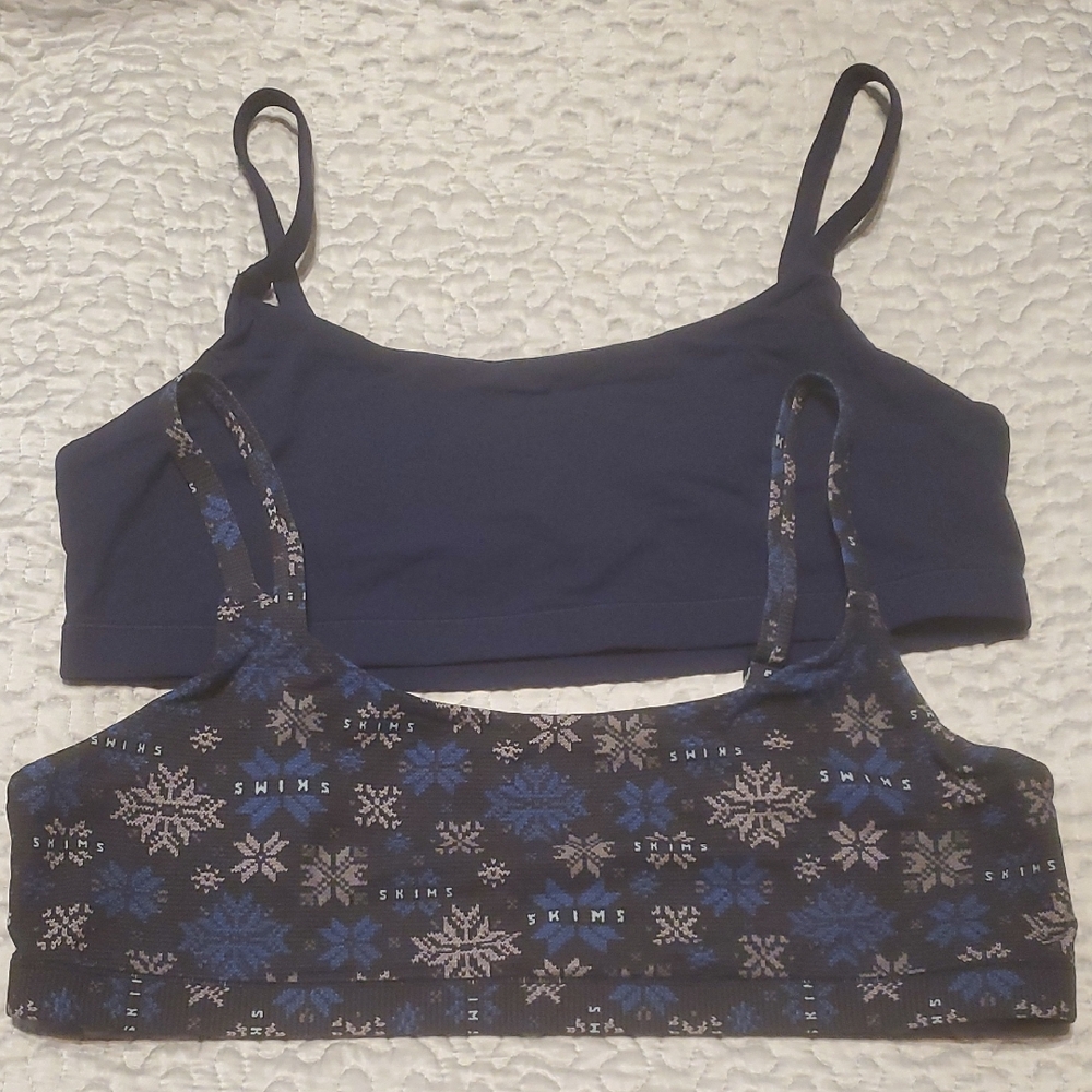 2/ SKIMS Fits Everybody Scoop Bralette, NWOT, Size:XL